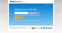 Desktop Screenshot of datadiary.com